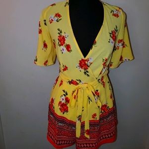 Francesca's  Floral Romper